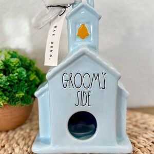 Rae Dunn Light Blue Groom's Side Birdhouse